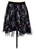 Torrid 100% Polyester Floral Black Formal Skirt Size Med Plus (00) - photo 1