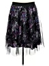 Torrid 100% Polyester Floral Black Formal Skirt Size Med Plus (00) - photo 2