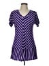 Ashley Purple Short Sleeve T-Shirt Size L - photo 1