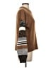 360 Sweater Plaid Brown Pullover Sweater Size S - photo 4