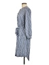 Gap 100% Rayon Stripes Blue Casual Dress Size M - photo 5