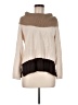 Karen Scott 100% Cotton Color Block Tan Pullover Sweater Size M - photo 1