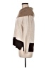 Karen Scott 100% Cotton Color Block Tan Pullover Sweater Size M - photo 5