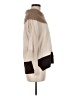 Karen Scott 100% Cotton Color Block Tan Pullover Sweater Size M - photo 4