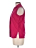 White Stag Pink Sleeveless Button-Down Shirt Size M - photo 5