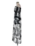 Divided by H&M 100% Polyester Graphic Silver Cocktail Dress Size 4 - photo 5