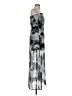 Divided by H&M 100% Polyester Graphic Silver Cocktail Dress Size 4 - photo 4