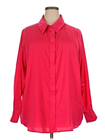 City Chic Long Sleeve Blouse (view 1)