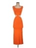 Mable Orange Cocktail Dress Size S - photo 1