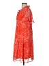 DKNY 100% Polyester Red Casual Dress Size 12 - photo 5