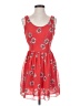 Love 100% Polyester Floral Red Casual Dress Size S - photo 1