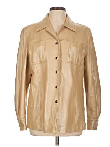 St. John Sport Leather Jacket (view 1)