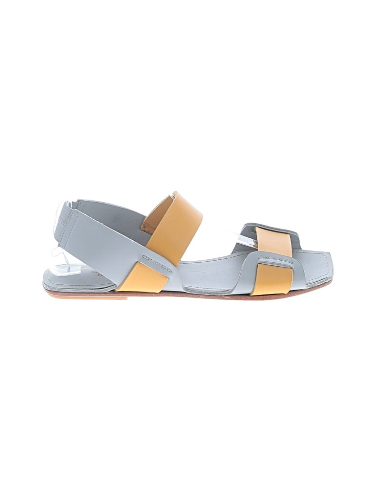 Pre-owned Assorted Brands Sandals In Yellow