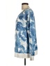 Peace Love World Print Blue Pullover Sweater Size XL - photo 5