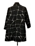 Caroline Rose Black Coat Size L - photo 2