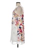 Eyeshadow 100% Polyester Floral White Casual Dress Size S - photo 5