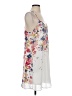 Eyeshadow 100% Polyester Floral White Casual Dress Size S - photo 4