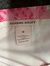 Allison Daley 100% Polyester Print Pink Casual Skirt Size 8 - photo 4