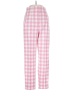 Zara Checkered-gingham Pink Casual Pants Size S - photo 1