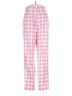 Zara Checkered-gingham Pink Casual Pants Size S - photo 2