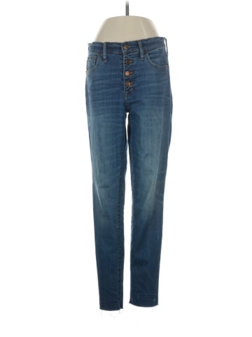 Madewell 9" High-Rise Skinny Jeans: Button-Through Edition (view 1)