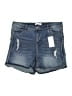 Harmony + Havoc Blue Denim Shorts Size 20 - photo 1