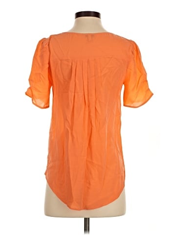 Joie Short Sleeve Silk Top (view 2)