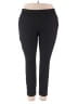 dalia Solid Black Active Pants Size XXL - photo 1