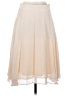 Banana Republic 100% Polyester Solid Ivory Formal Skirt Size 0 - photo 2