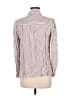 Max Studio Stripes Brown Long Sleeve Button-Down Shirt Size M - photo 2