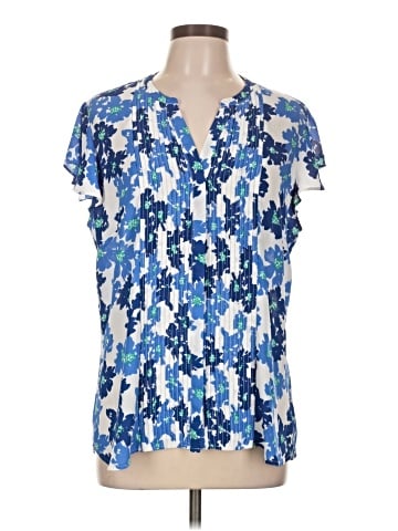 Attention Short Sleeve Blouse (view 1)