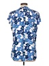 Attention Blue Short Sleeve Blouse Size XL - photo 2