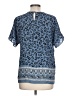 Altuzarra 100% Silk Blue Short Sleeve Silk Top Size EU 42 / US 12 - photo 2