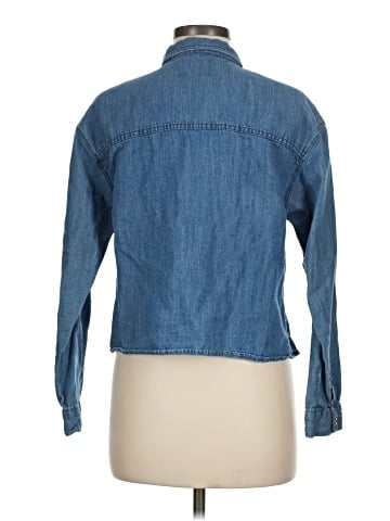 Pull&Bear Long Sleeve Button-Down Shirt (view 2)