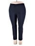 Zac & Rachel 100% Polyester Solid Blue Active Pants Size 18 - photo 1