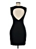 Express 100% Polyester Solid Black Cocktail Dress Size 6 - photo 2