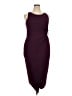 Guess Solid Burgundy Cocktail Dress Size XXL - photo 1
