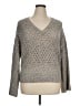 White House Black Market Metallic Gray Pullover Sweater Size XL - photo 1