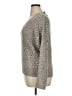 White House Black Market Metallic Gray Pullover Sweater Size XL - photo 5