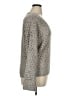 White House Black Market Metallic Gray Pullover Sweater Size XL - photo 4