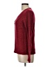 St. John's Bay Tweed Red Pullover Sweater Size L - photo 5