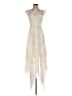 BCBGMAXAZRIA Ivory Cocktail Dress Size 2 - photo 1