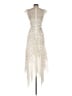 BCBGMAXAZRIA Ivory Cocktail Dress Size 2 - photo 2