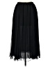 Patra 100% Polyester Solid Black Formal Skirt Size 12 - photo 2