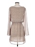 Mono b Polka Dots Tan Casual Dress Size S - photo 2