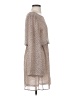 Mono b Polka Dots Tan Casual Dress Size S - photo 4
