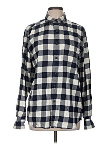 Uniqlo Long Sleeve Button-Down Shirt (view 1)