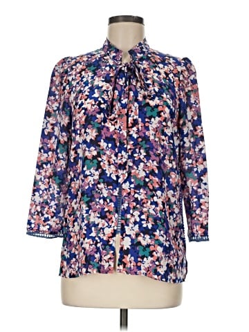 Tracy Reese 3/4 Sleeve Silk Top (view 1)