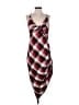 Monse Plaid Red Casual Dress Size S - photo 1