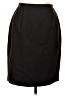 Harve Benard 100% Wool Solid Black Wool Skirt Size 10 - photo 1